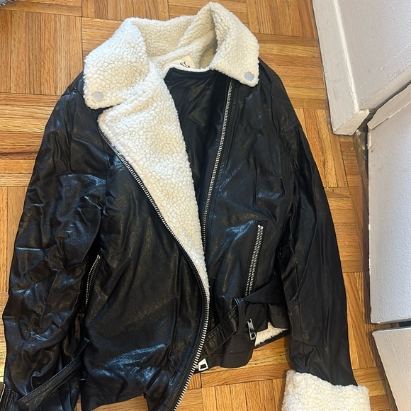 Leather outerwear, jacket, shearling - Picture 1 of 3